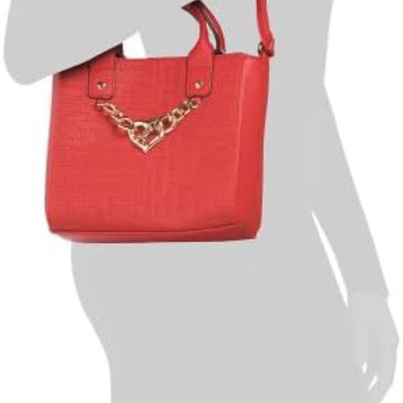 JUICY COUTURE Mommy & Me Mother Daughter Crossbody Satchel Set Red - Picture 2 of 8